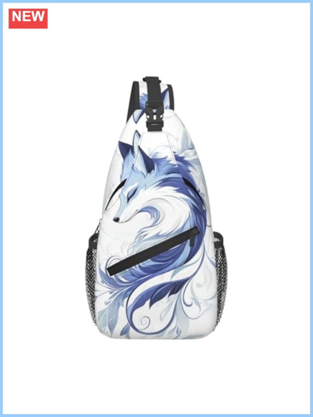 Polyester Sling Backpack Crossbody Chest Bag for Travel